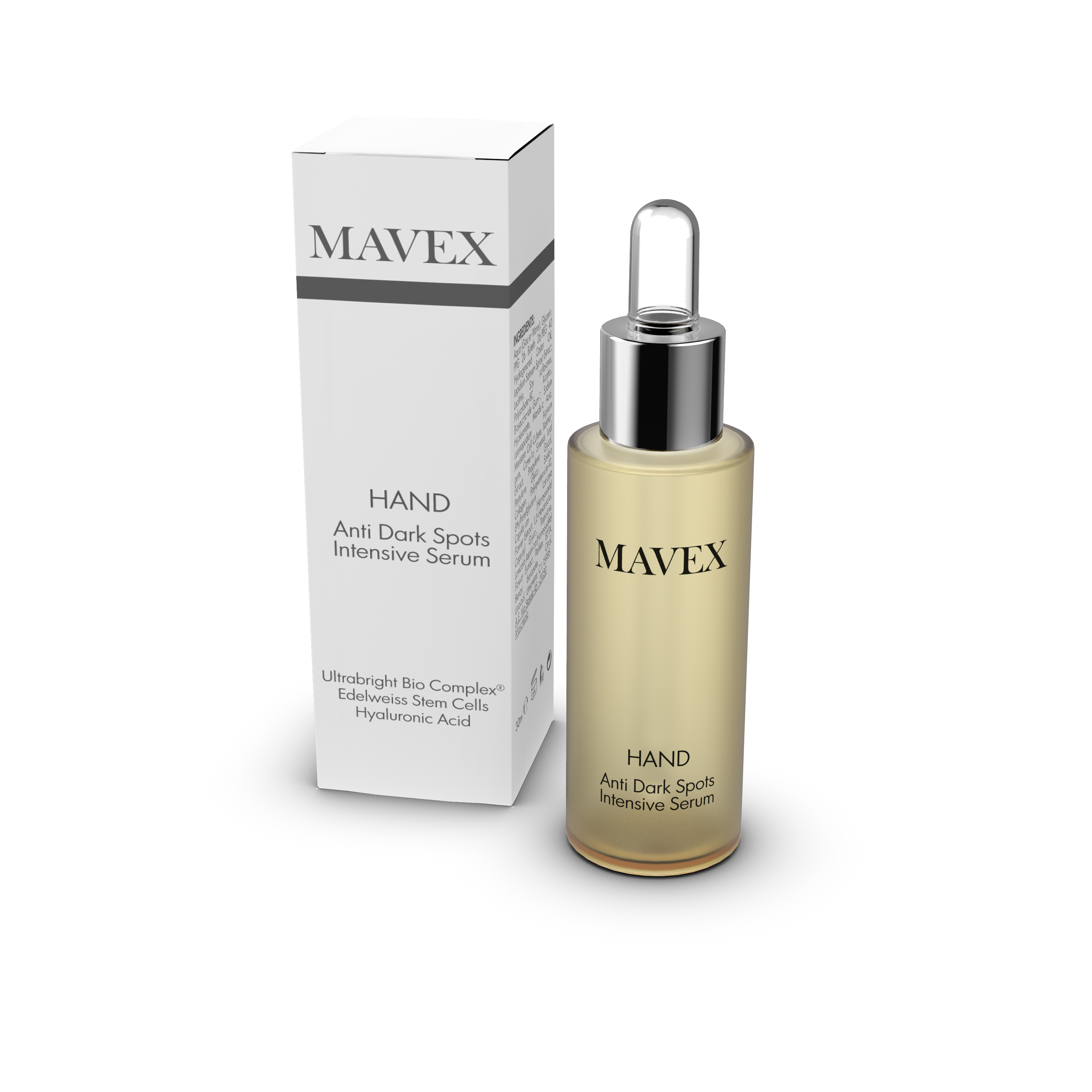 MAVEX Rankų serumas nuo tamsių dėmių, 30ml