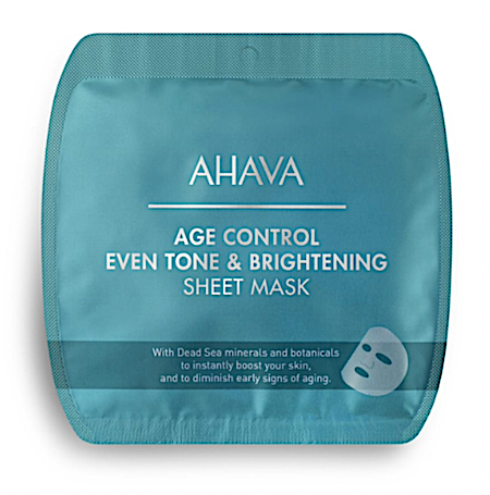 AHAVA AGE CONTROL ĀDAS TONUSA VIENĀDOŠA UN GAIŠINĀŠANA LAPU SEJAS MASKA, 1 gab.