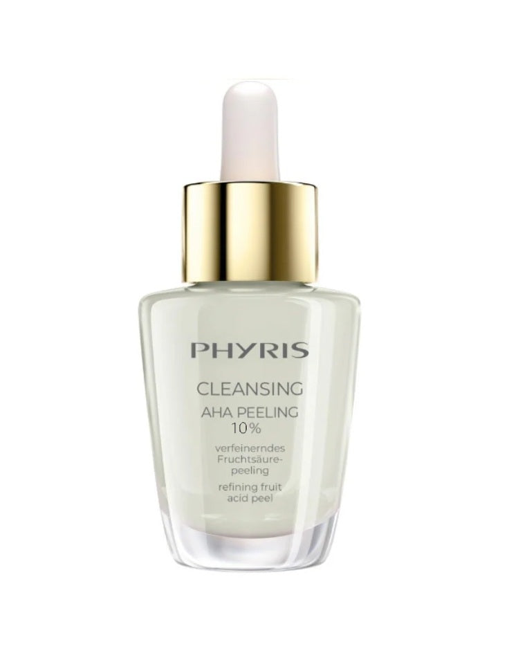 PHYRIS Šveitiklis ar 10% Profesionāls pīlings ar AHA koncentrāciju 10%, pH 3,5 - 4,0 Serums, skābe