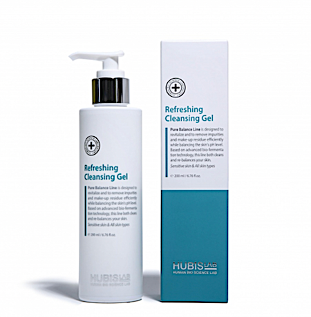 HUBISLAB PURE BALANCE ATSVAIDZINOŠS ŽELEJVEIDA SEJAS MAZGĀŠANAS LĪDZEKLIS, 200 ML
