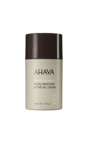 AHAVA TIME TO ENERGIZE VĪRIEŠU MITRINOŠAIS ŽELEJVEIDA KRĒMS, 50 ml