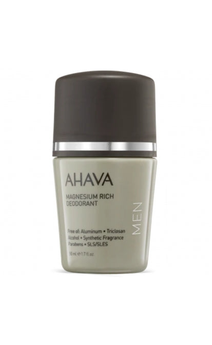 AHAVA VĪRIEŠU MAGNIJA BAGĀTINĀTS DEZODORANTS, 50 ml