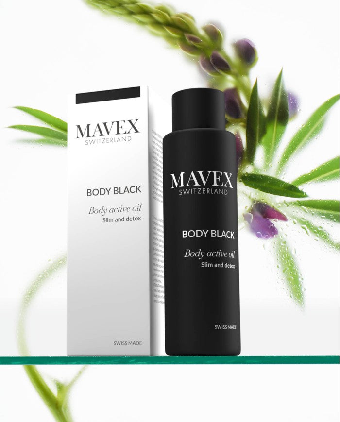 Mavex KŪNO JUODAS AKTYVUSIS ALIEJUS 100ml