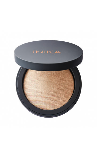 INIKA ORGANIC MIRDZOŠU SPILVENTIŅU KOMPAKTĀ PŪDRA - Dewdrop, 8 g