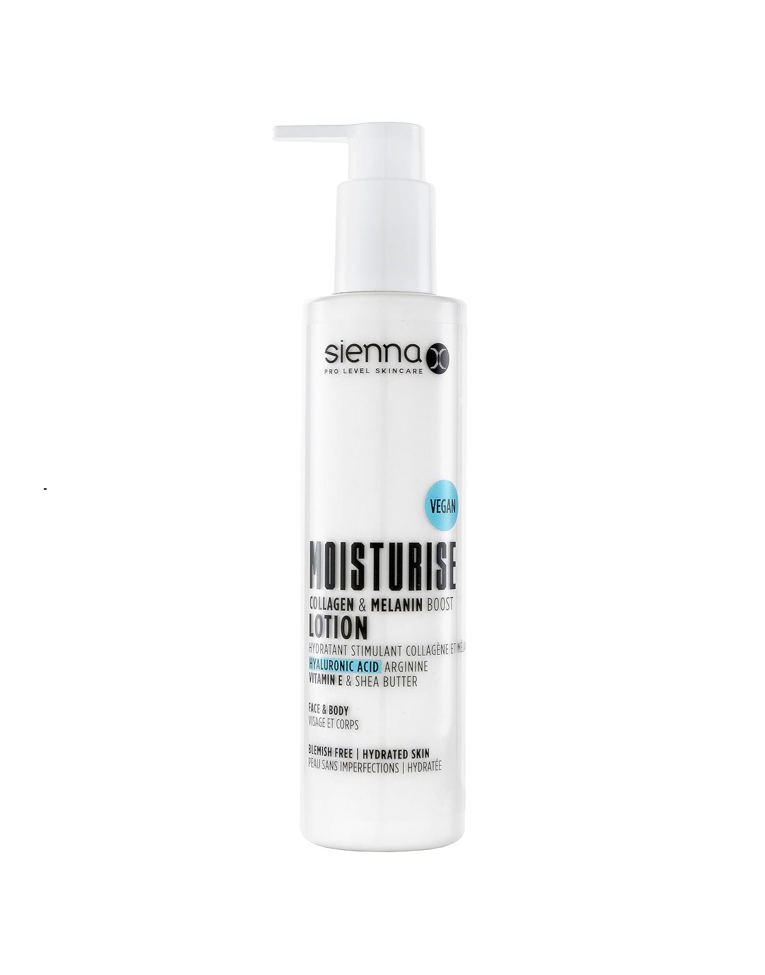 Sienna-X Moisturise Drėkinamasis kremas kūnui su hialurono rūgštimi ir argininu įdegiui sustiprinti, 200 ml