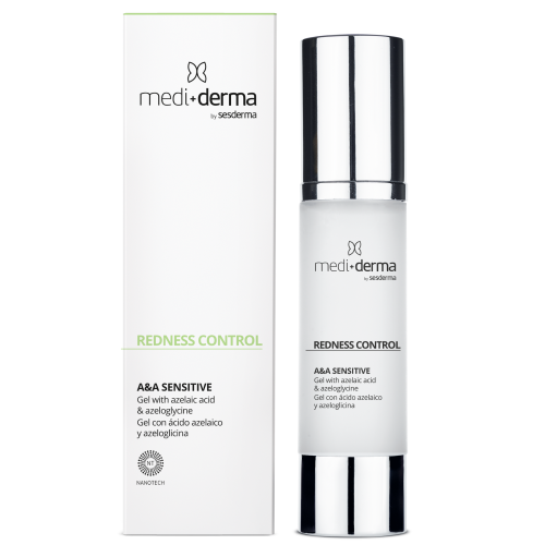 Medi-derma REDNESS CONTROL A&A SENSITIVE Želeja 50 ml Sejas apsārtuma mazināšanas želeja