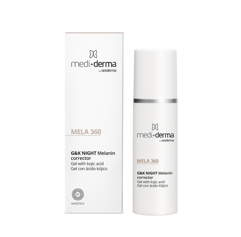 Medi-derma MELA 360 G&K NIGHT melanīna korektors 30 ml Nakts želeja pret pigmenta plankumiem