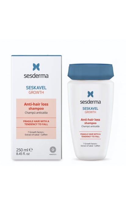 SESDERMA SESKAVEL GROWTH ŠAMPŪNS PRET MATU IZKRIŠANU, 250ml
