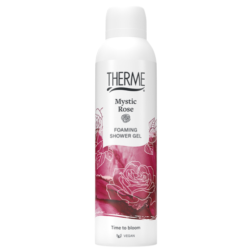 THERME MYSTIC ROSE prabangaus rožių aromato PRAUSIMOSI PUTOS, 200 ML