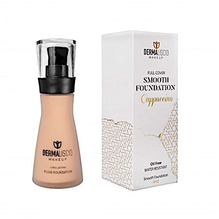 Dermaliscio šķidrās pamata fluīds, Smooth Fluid Foundation Cappuccino SF02 30ml