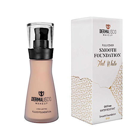 Dermaliscio šķidrās pamata fluīds, Smooth Fluid Foundation Flat White SF00 30ml