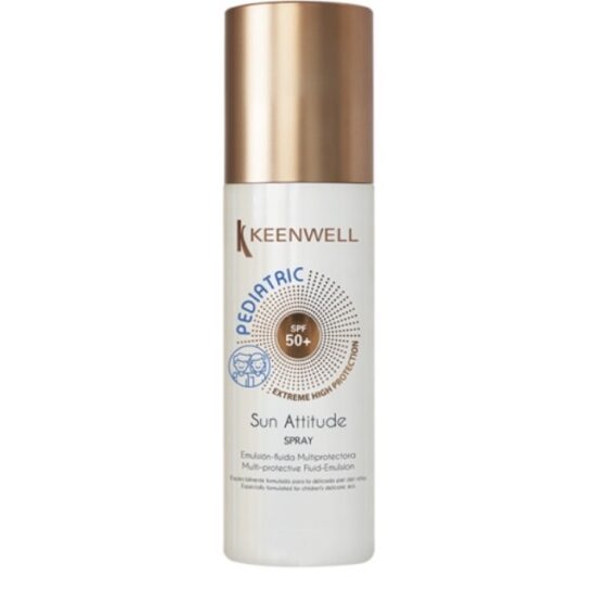 KEENWELL SUN ATTITUDE BĒRNU AIZSARGĀJOŠS SAULES FLUIDS SPF50+, 150 ml