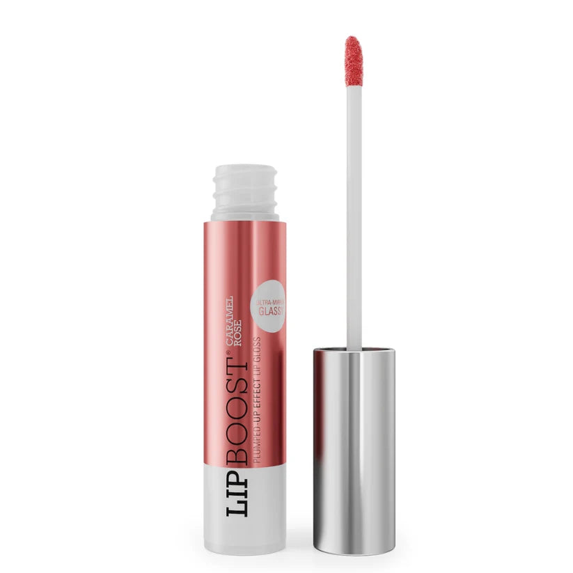 TOLURE Lūpu apjomu palielinošs spīdums "LipBoost Caramel Rose" 8,5 ml