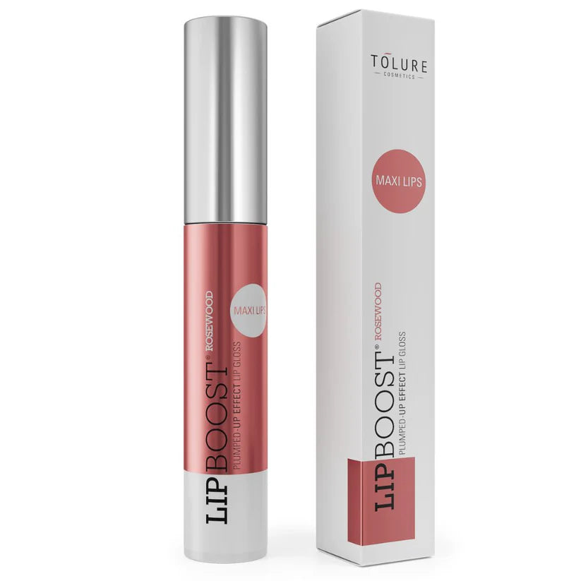 TOLURE Lūpu apjomu palielinošs spīdums "LipBoost Rosewood" 8,5 ml