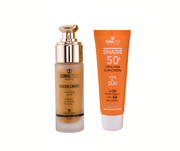 Dermaliscio Shade 50+ Sunscreen &amp; Gold and Caviar Triple Action Serum Set
