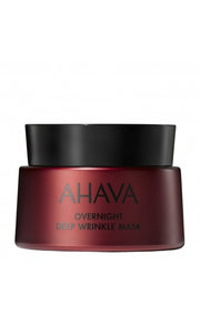 AHAVA APPLE OF SODOM NAKTINĖ KAUKĖ ESANT GILIOMS RAUKŠLĖMS, 50 ml