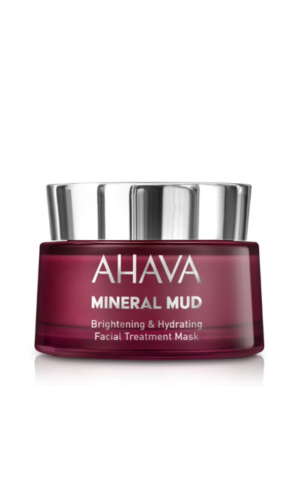 AHAVA MINERAL MUD GAIŠINOŠĀ UN MITRINOŠĀ SEJAS MASKA, 50 ml