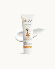 Dovana DHYVANA Mineralinis kūdikių apsaugos nuo saulės kremas SPF 50+, 50 ml