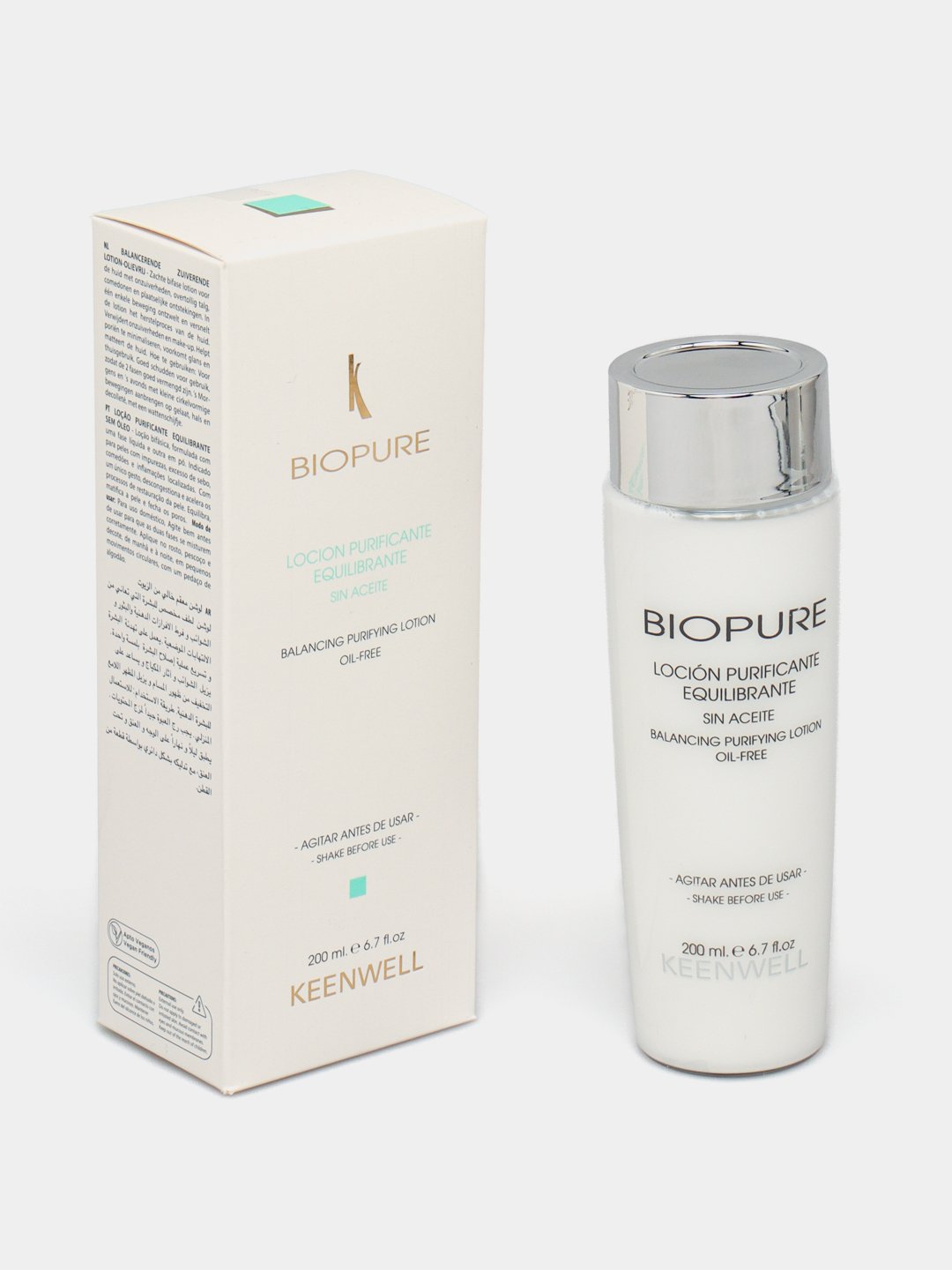 KEENWELL BIOPURE BALANSUOJANTIS VALOMASIS TONIKAS RIEBIAI, MIŠRIAI IR PROBLEMINEI ODAI, 200 ml