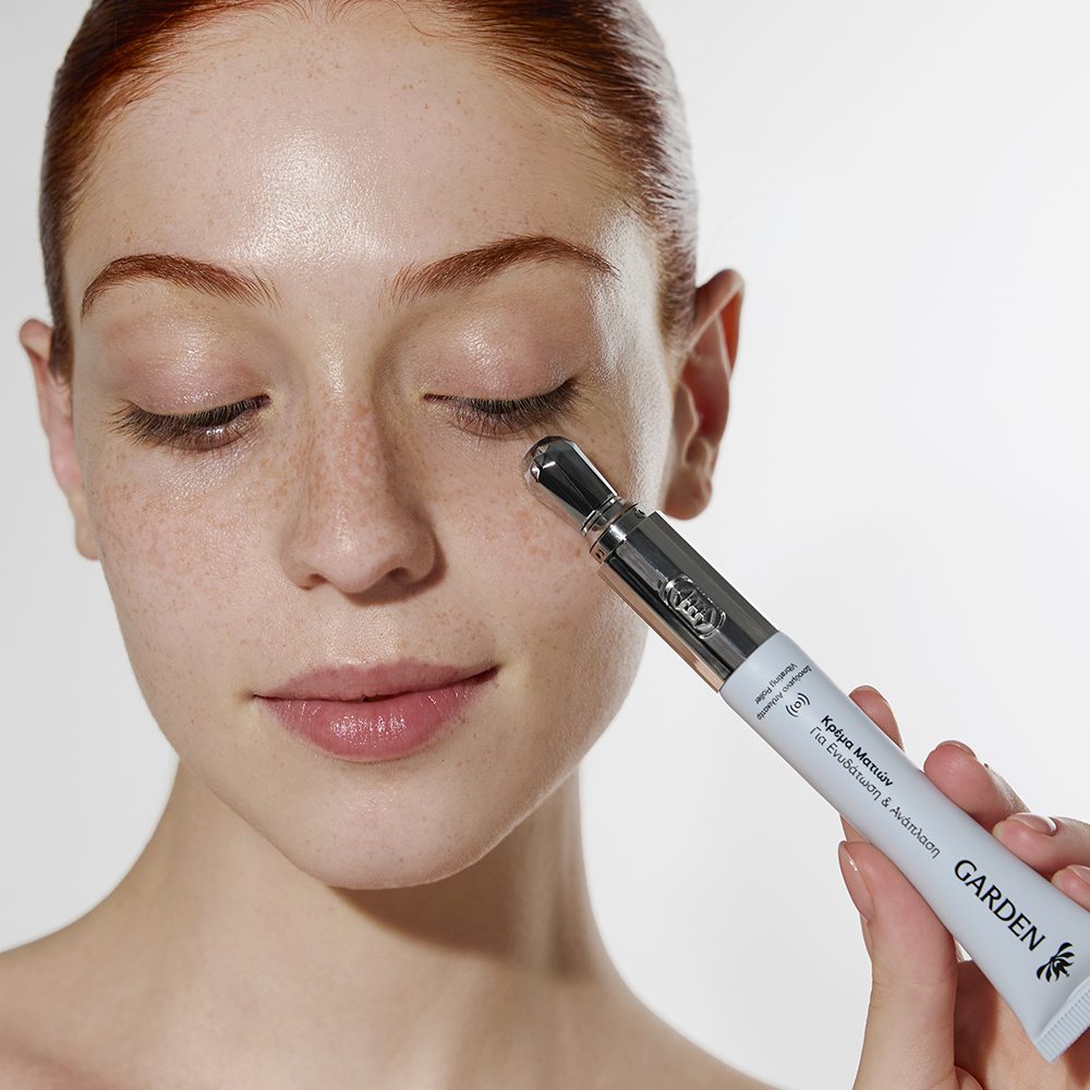 GARDEN Paakių kremas su kofeinu ir vibruojančiu voleliu, 20 ml