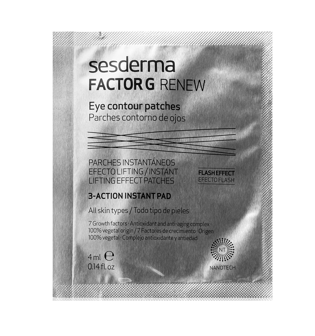 SESDERMA FACTOR G PAAKIŲ PAADEĻI AR AUGŠANAS FAKTORIEM, 4x4 ML
