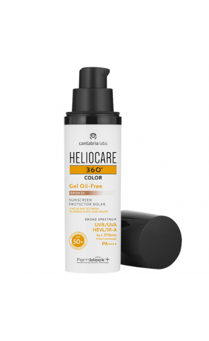 HELIOCARE 360 EĻĻAS NEPIEĻĻOJOŠS AIZSARGGĒLS NO SAULES SPF50+, 50 ML (Bronze)