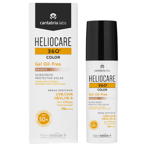 HELIOCARE 360 EĻĻAS NEPIEĻĻOJOŠS AIZSARGGĒLS NO SAULES SPF50+, 50 ML (Bronze)
