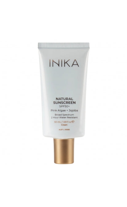 INIKA ORGANIC DABĪGS AIZSARGĀJOŠS SEJAS KRĒMS NO SAULES SPF50+, 50 ml