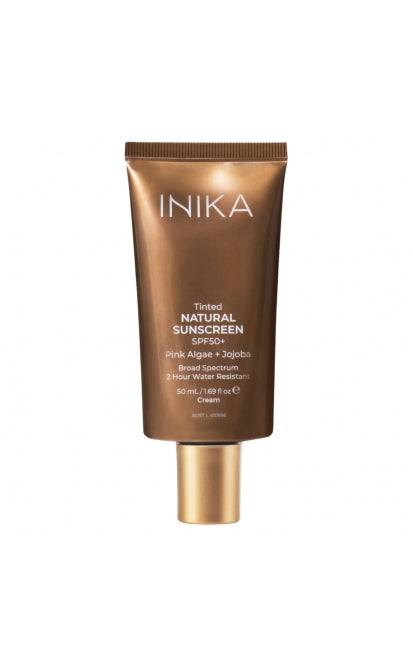 INIKA ORGANIC DABĪGS AIZSARGĀJOŠS SEJAS KRĒMS AR KRĀSU SPF50+, 50 ml