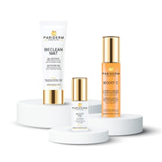 Pariderm antioksidacinis, skaistinantis bei odą matizuojantis rinkinys- Boost C + Beclean Mat + Boost Eye