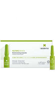 SESDERMA FACTOR G GLOBĀLĀS NOVECĪŠANĀS PRETAMPULAS, 7x1,5 ML