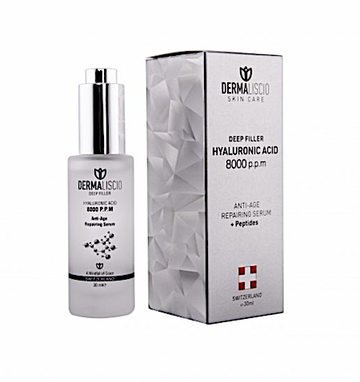 Dermaliscio hialuronskābes 8000 ppm serums pret novecošanos, 30ml